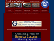 Tablet Screenshot of boricuacollege.edu